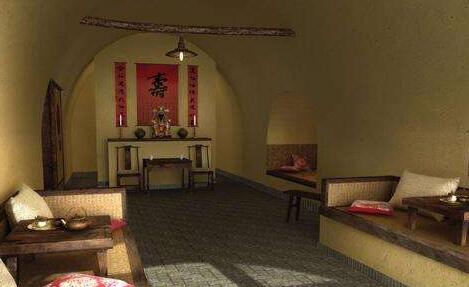 中國古老的建筑——窯洞民居！天津建筑學校正在講解