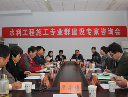 我院召開水利工程施工專業(yè)群建設(shè)專家咨詢會